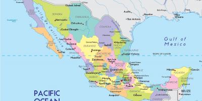 வரைபடம் Mexico City மாநில