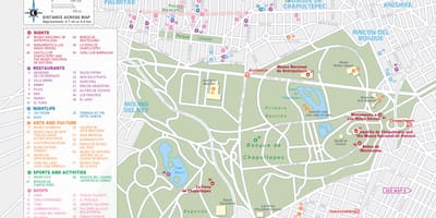 வரைபடம் polanco மெக்ஸிக்கோ நகரத்தின்